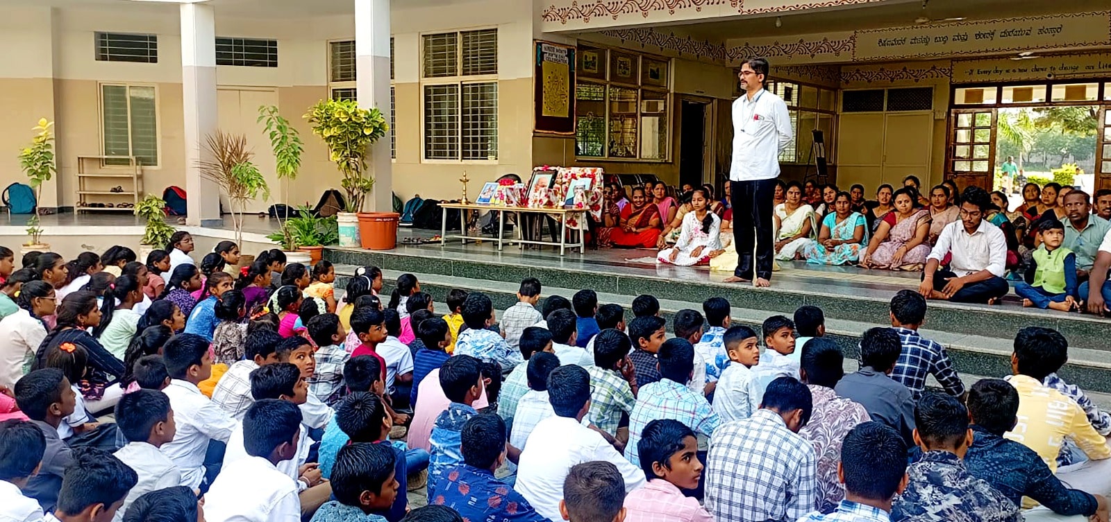 Gandhi & Lal Bahadur Jayanti in RVKs