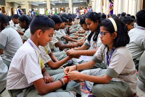 Rakshabandhan & Sanskrit Day celebration in RVKs